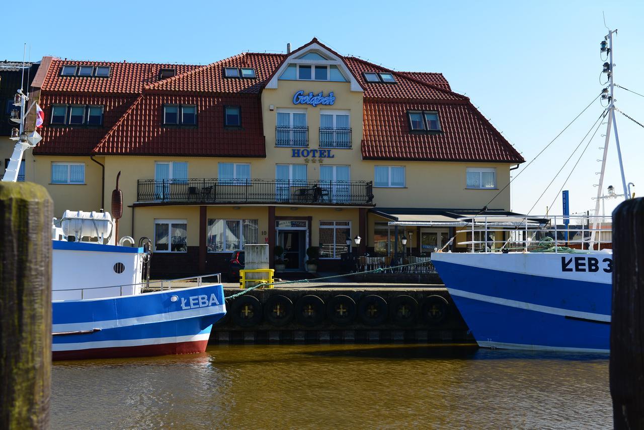 Hotel Gołąbek Łeba Buitenkant foto