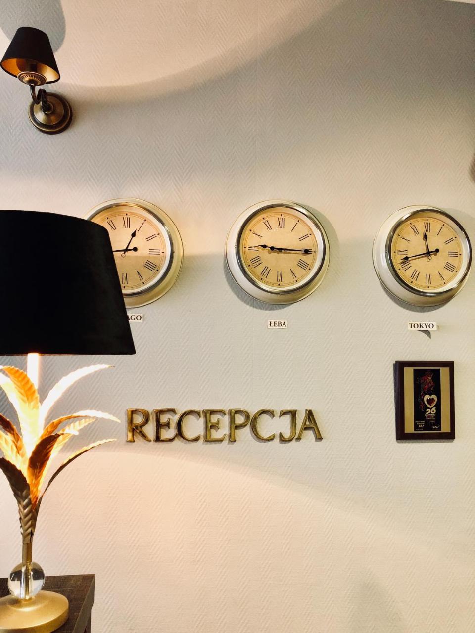 Hotel Gołąbek Łeba Buitenkant foto